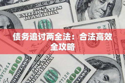 武汉债务追讨两全法：合法高效全攻略