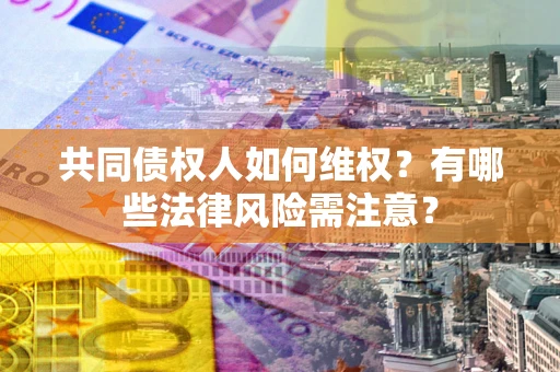 武汉共同债权人如何维权？有哪些法律风险需注意？