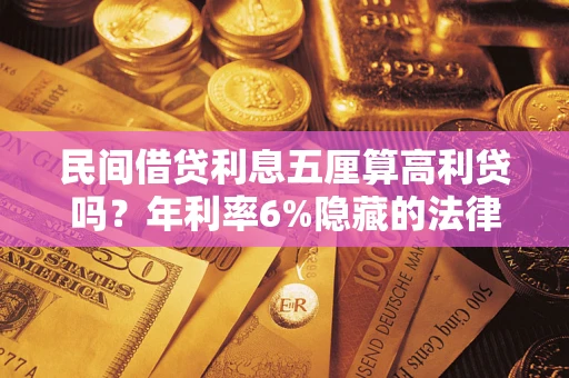 武汉民间借贷利息五厘算高利贷吗？年利率6%隐藏的法律风险全解析